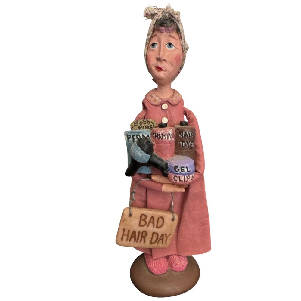 House of Lloyd Humorous Bad Hair Day Woman Figurine